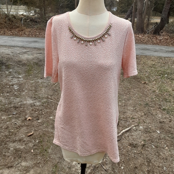 Chances R Tops - Dressy ,Top With Crystals (new with tags)